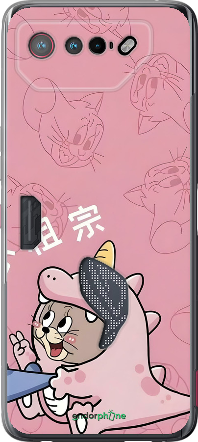 Силіконовий чехол Том і джеррі 2 для Asus Rog Phone 7 - 6359u-3405 изображение 