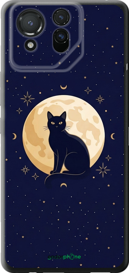 Силиконовый чехол Cute Cat Celestial/Witchy для Asus ROG Phone 8 - 6787u-3696 изображение 