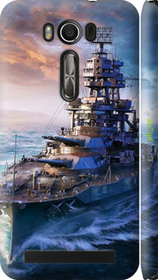 3D пластиковый матовый чехол Военный корабль, world of tanks, wargaming для Asus ZenFone 2 Laser ZE500KL - 6461m-113 изображение 