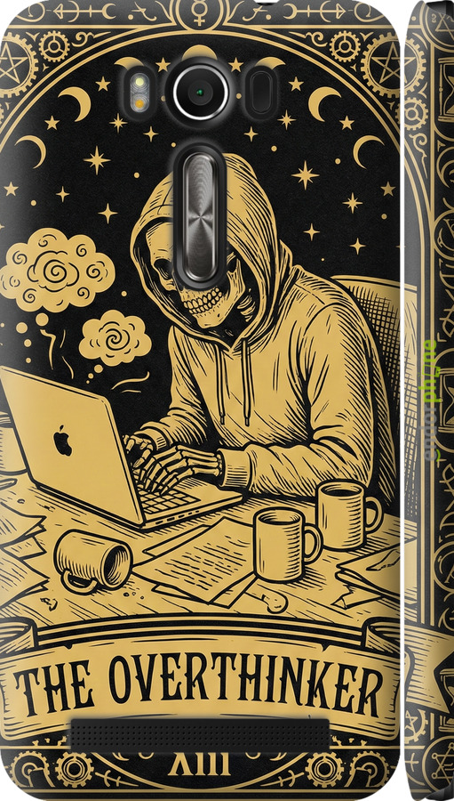 3D пластиковый матовый чехол The Overthinker для Asus ZenFone 2 Laser ZE500KL - 6774m-113 изображение 