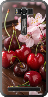 Силіконовий чехол Вишня у шоколаді для Asus ZenFone 2 Laser ZE500KL - 6698u-113 изображение 