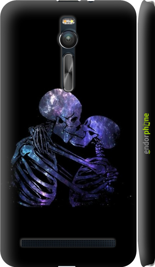 3D пластиковый матовый чехол С изображением скелета для Asus Zenfone 2 ZE551ML - 6537m-122 изображение 