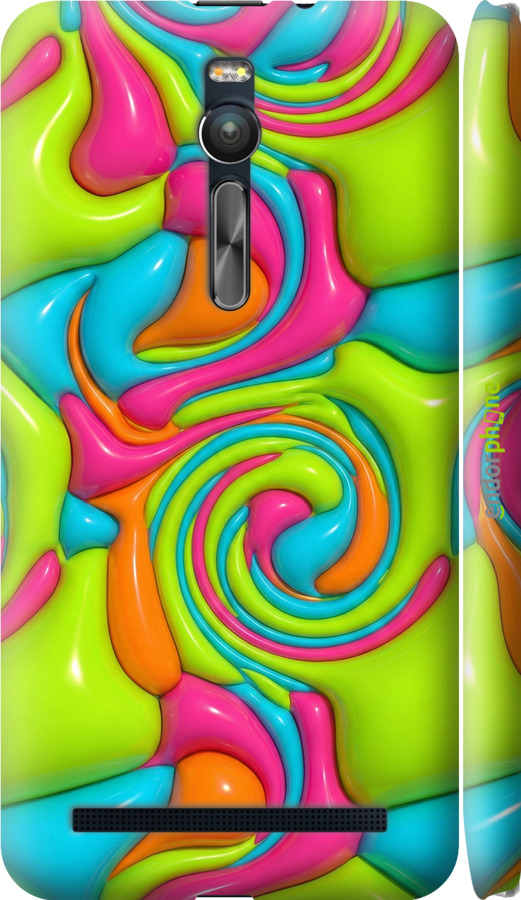 3D пластиковый глянцевый чехол Y2K Jelly Dream для Asus Zenfone 2 ZE551ML - 6780c-122 изображение 