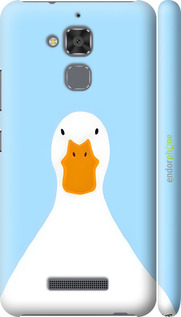3D пластиковый матовый чехол Гусь для Asus Zenfone 3 Max ZC520TL - 6350m-442 изображение 