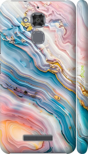 3D пластиковий матовий чехол Мрамор красивый для Asus Zenfone 3 Max ZC520TL - 6376m-442 изображение 