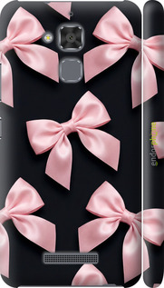 3D пластиковый матовый чехол Coquette Ribbons Dark Coquette для Asus Zenfone 3 Max ZC520TL - 6767m-442 изображение 