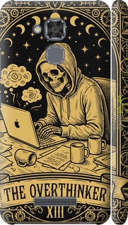 3D пластиковый матовый чехол 'The Overthinker' для Asus Zenfone 3 Max ZC520TL изображение 1