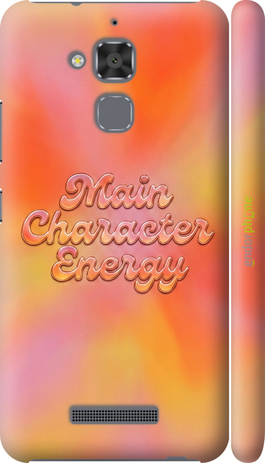 3D пластиковый матовый чехол Aura Gradient Main Character Energy Aesthetic Y2K для Asus Zenfone 3 Max ZC520TL - 6783m-442 изображение 