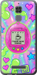 Силиконовый чехол Y2K Aesthetic Retro Pet: Годуй мене кавою для Asus Zenfone 3 Max ZC520TL - 6784u-442 изображение 