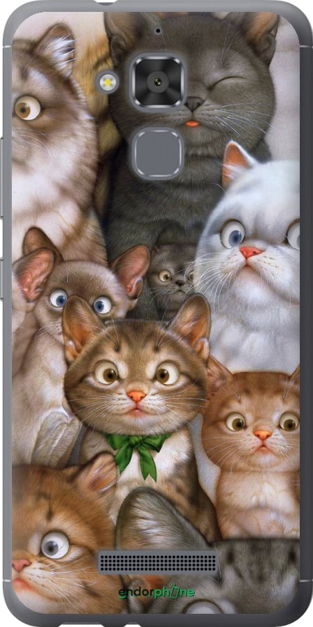 

Силіконовий чохол "Коти" для Asus Zenfone 3 Max ZC520TL