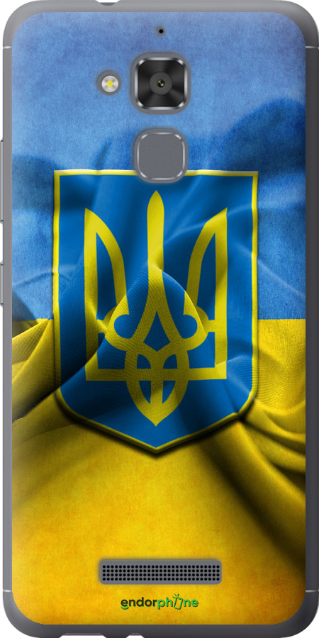

Силіконовий чохол "Прапор та герб України" для Asus Zenfone 3 Max ZC520TL, Блакитний