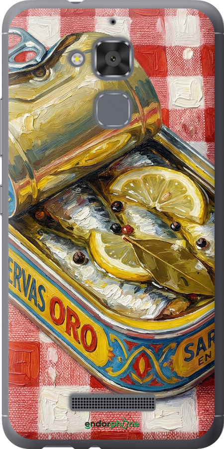 Силіконовий чехол Vintage Sardine Tin Phone для Asus Zenfone 3 Max ZC520TL - 6772u-442 изображение 