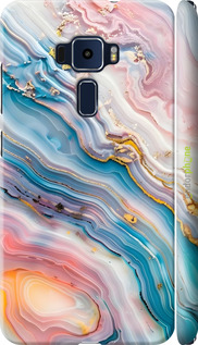 3D пластиковый матовый чехол Мрамор красивый для Asus Zenfone 3 ZE520KL - 6376m-449 изображение 
