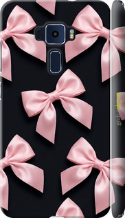 3D пластиковий матовий чехол Coquette Ribbons Dark Coquette для Asus Zenfone 3 ZE520KL - 6767m-449 изображение 