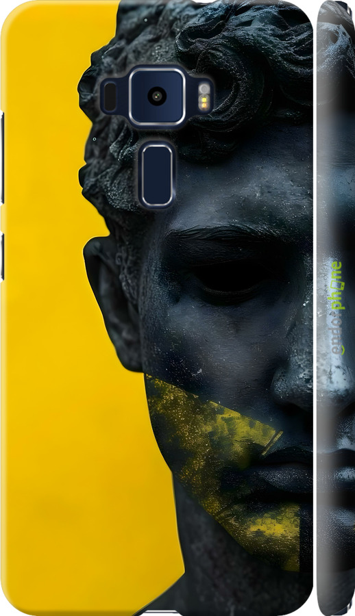 3D пластиковий матовий чехол Статуя арт для Asus Zenfone 3 ZE520KL - 6330m-449 изображение 