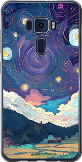 Силиконовый чехол Креативный арт для Asus Zenfone 3 ZE520KL - 6322u-449 изображение 