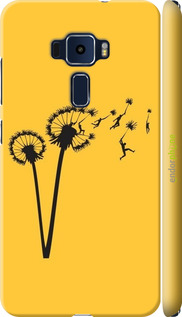 3D пластиковый матовый чехол Минимализм одуванчики для Asus Zenfone 3 ZE552KL - 6449m-448 изображение 