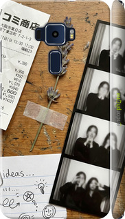 3D пластиковый матовый чехол Aesthetic Scrapbook Collage для Asus Zenfone 3 ZE552KL - 6773m-448 изображение 