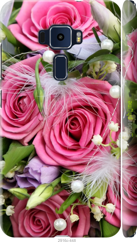 

3D пластиковий матовий чохол "Ніжність" для Asus Zenfone 3 ZE552KL, Рожевий