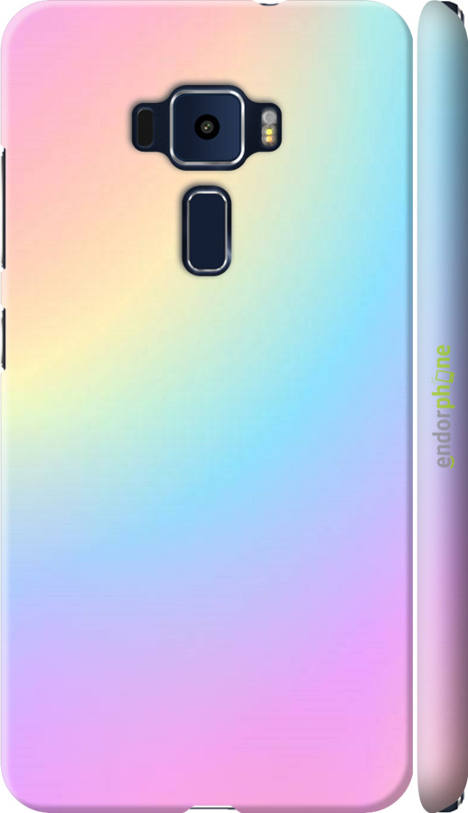 

3D пластиковий матовий чохол "Веселка 2" для Asus Zenfone 3 ZE552KL, Рожевий