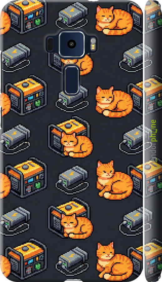 3D пластиковый матовый чехол Autonomous Zone для Asus Zenfone 3 ZE552KL - 6771m-448 изображение 