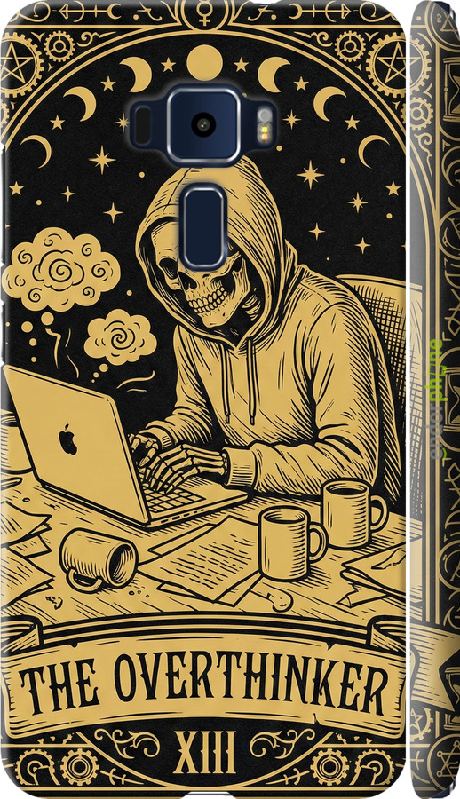 3D пластиковый матовый чехол The Overthinker для Asus Zenfone 3 ZE552KL - 6774m-448 изображение 