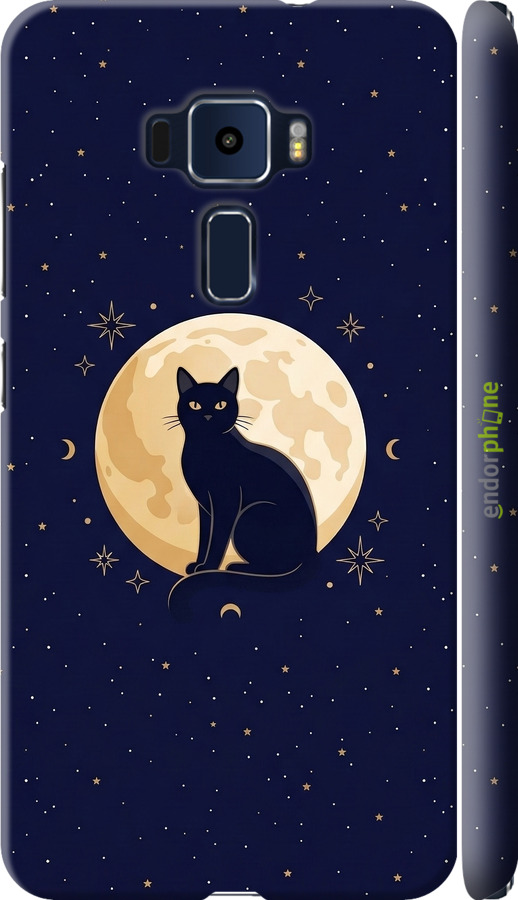 3D пластиковый матовый чехол Cute Cat Celestial/Witchy для Asus Zenfone 3 ZE552KL - 6787m-448 изображение 