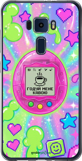Силиконовый чехол Y2K Aesthetic Retro Pet: Годуй мене кавою для Asus Zenfone 3 ZE552KL - 6784u-448 изображение 