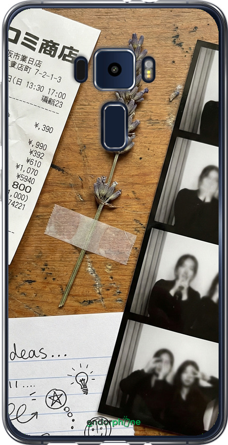 Силіконовий чехол Aesthetic Scrapbook Collage для Asus Zenfone 3 ZE552KL - 6773u-448 изображение 