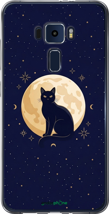 Силіконовий чехол Cute Cat Celestial/Witchy для Asus Zenfone 3 ZE552KL - 6787u-448 изображение 