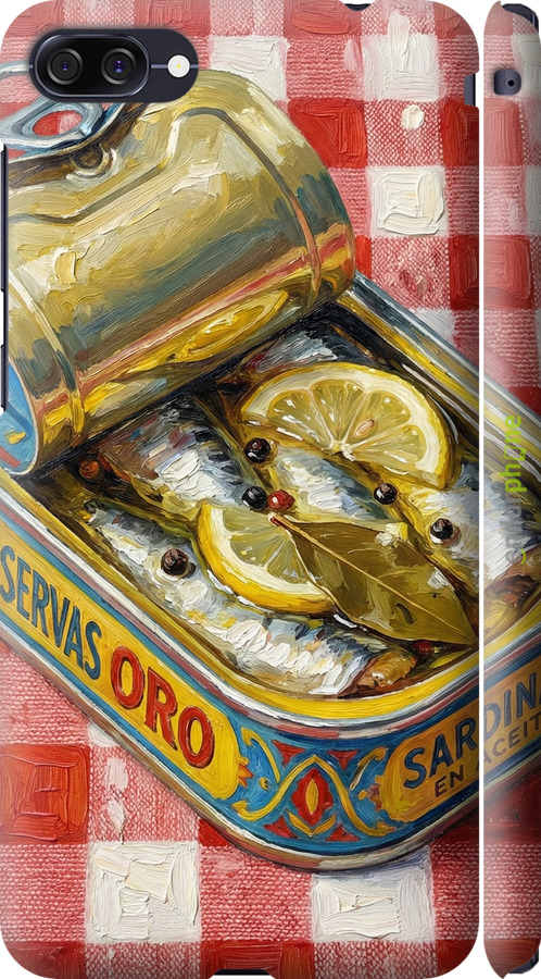 3D пластиковий матовий чехол Vintage Sardine Tin Phone для Asus ZenFone 4 Max ZC520KL - 6772m-1242 изображение 