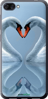 Силиконовый чехол Лебеди для Asus ZenFone 4 Max ZC520KL - 6007u-1242 изображение 