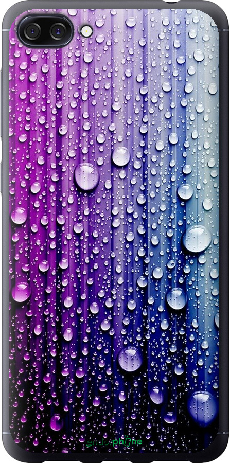 

Силіконовий чохол "Краплини води" для Asus ZenFone 4 Max ZC520KL, Синій