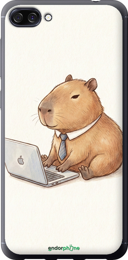 Силіконовий чехол Funny Capybara CEO Working для Asus ZenFone 4 Max ZC520KL - 6777u-1242 изображение 