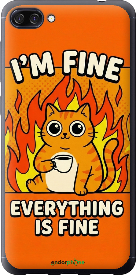 Силиконовый чехол Funny Cat для Asus ZenFone 4 Max ZC520KL - 6786u-1242 изображение 