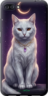 Силіконовий чехол Mystic White Cat Gothic Dark Purple Gold для Asus ZenFone 4 Max ZC554KL - 6805u-1035 изображение 