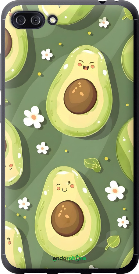 Силіконовий чехол Авокадо для Asus ZenFone 4 Max ZC554KL - 6380u-1035 изображение 