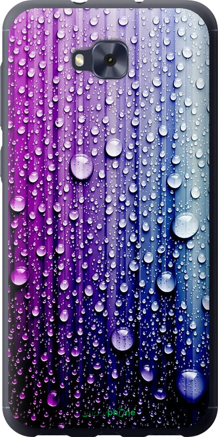 

Силіконовий чохол "Краплини води" для Asus ZENFONE 4 SELFIE / ZD553KL, Синій