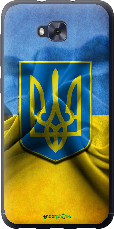 

Силіконовий чохол "Прапор та герб України" для Asus ZENFONE 4 SELFIE / ZD553KL, Блакитний