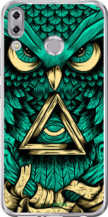Силіконовий чехол Сова Арт-тату для Asus Zenfone 5 ZE620KL - 3971u-1554 изображение 