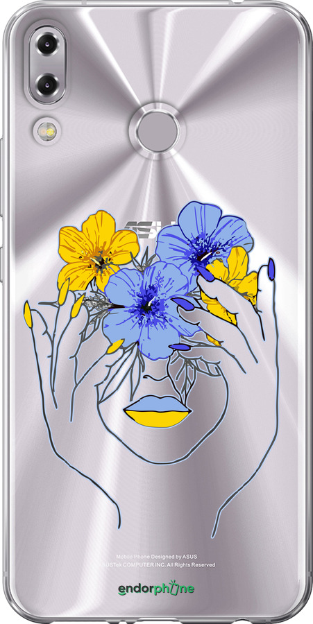 

Силіконовий чохол "Дівчина v4" для Asus Zenfone 5 ZE620KL, Сірий