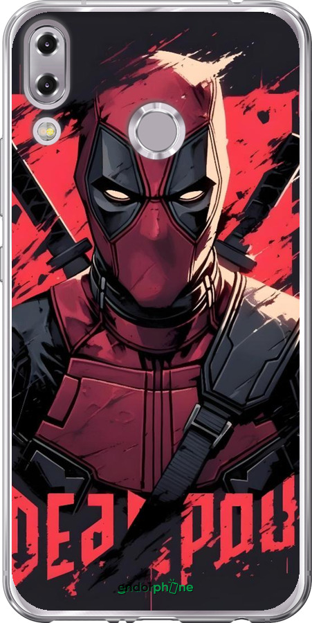 Силіконовий чехол Дедпул для Asus Zenfone 5 ZE620KL - 6293u-1554 изображение 