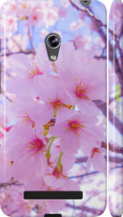 3D пластиковий глянцевий чехол Сакура для Asus Zenfone 5 - 6029c-81 изображение 