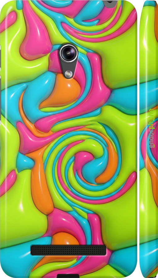 3D пластиковый глянцевый чехол Y2K Jelly Dream для Asus Zenfone 5 - 6780c-81 изображение 