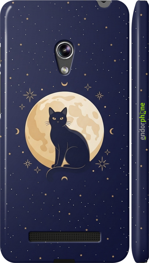 3D пластиковый глянцевый чехол Cute Cat Celestial/Witchy для Asus Zenfone 5 - 6787c-81 изображение 