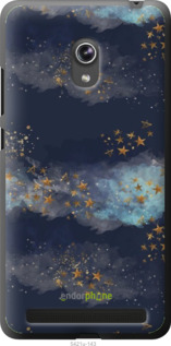 Силиконовый чехол Ночь золотые звезды для Asus ZenFone 6 A600CG - 5421u-143 изображение 