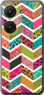 Силиконовый чехол Шеврон v3 для Asus Zenfone 9 - 1058u-2842 изображение 