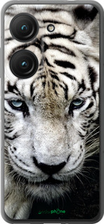 Силиконовый чехол Грустный белый тигр для Asus Zenfone 9 - 106u-2842 изображение 