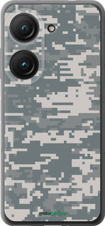 Силиконовый чехол Камуфляж для Asus Zenfone 9 - 1085u-2842 изображение 