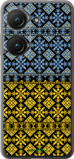 Силиконовый чехол Жовто-блакитна вишиванка для Asus Zenfone 9 - 1169u-2842 изображение 